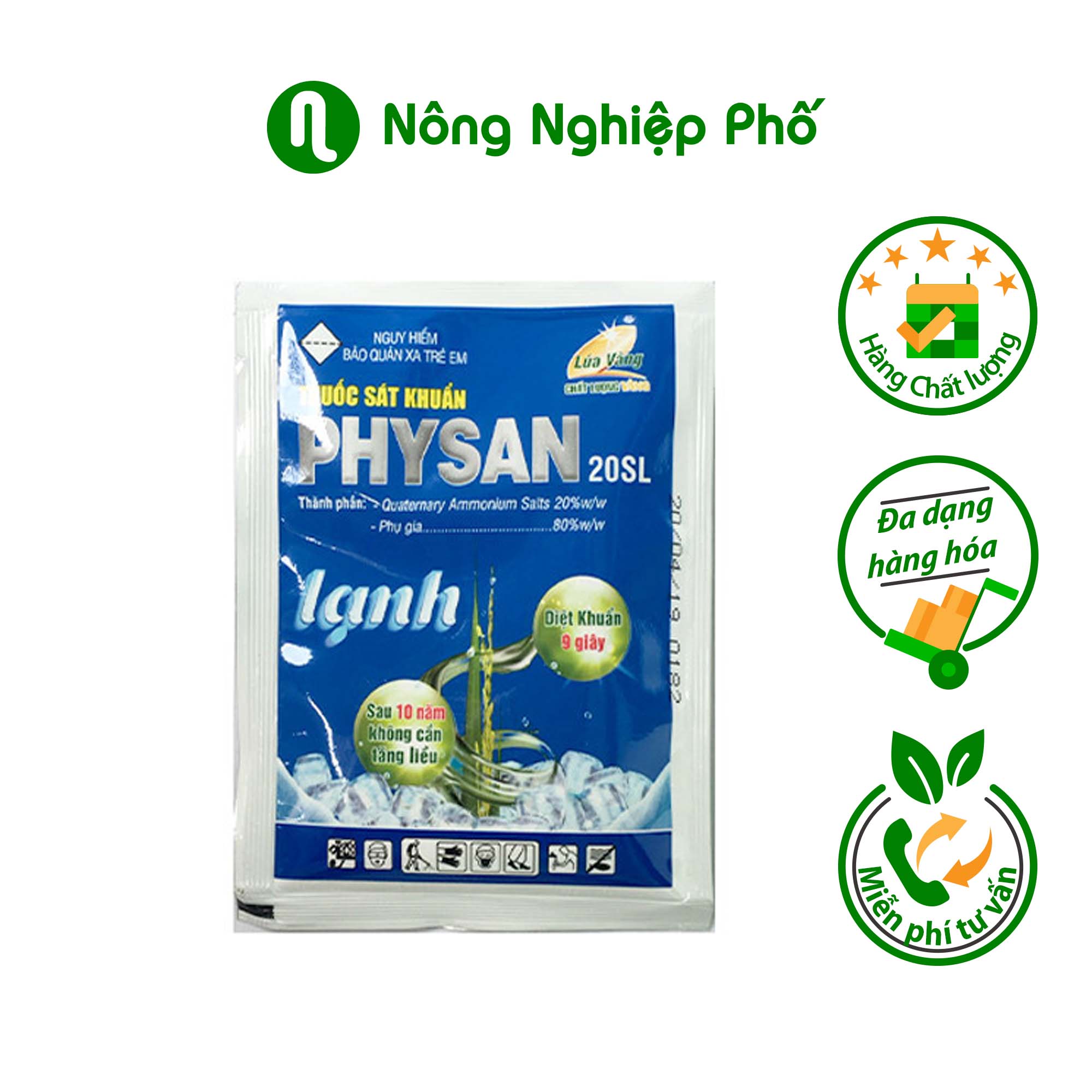 CHẾ PHẨM SÁT KHUẨN PHYSAN LẠNH 20SL