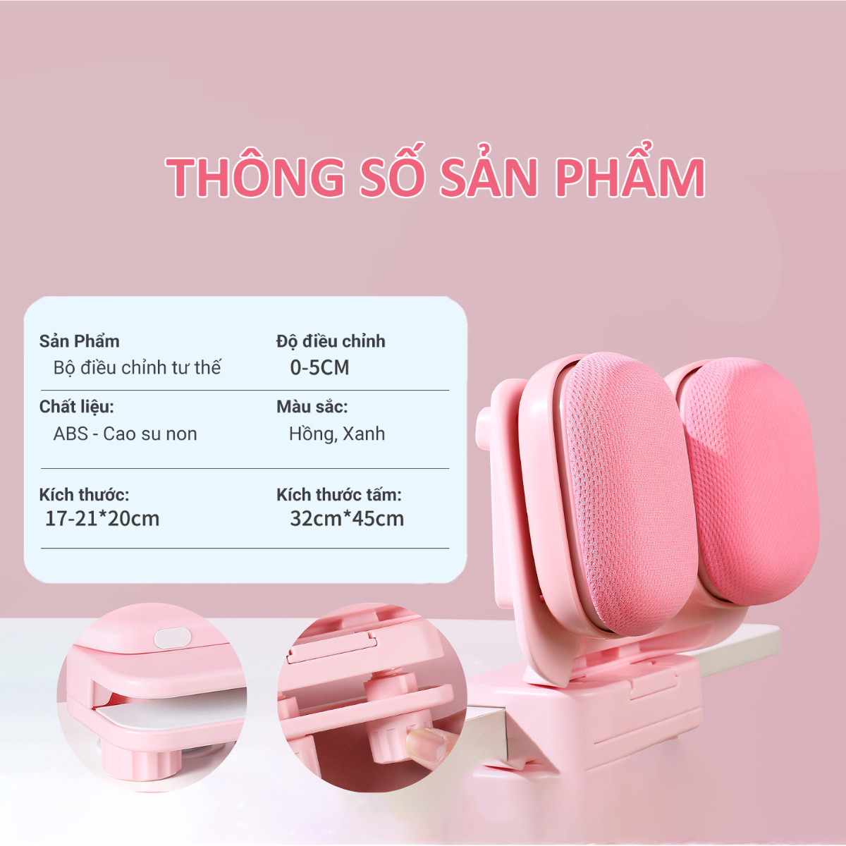 Giá đỡ bàn học cho bé, giá đỡ chống cận thị, gù lưng, cong vẹo cột sống-k1888