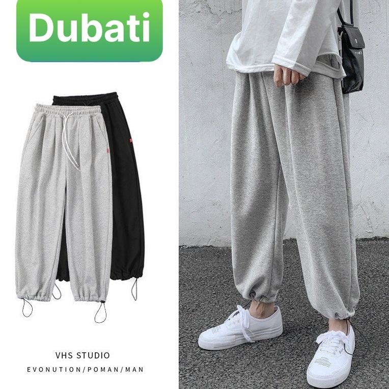 QUẦN JOGGER THỂ THAO NAM NỮ ỐNG BO HỌA TIẾT TRƠN PHONG CÁCH CAO CẤP- DUBATI FASHION