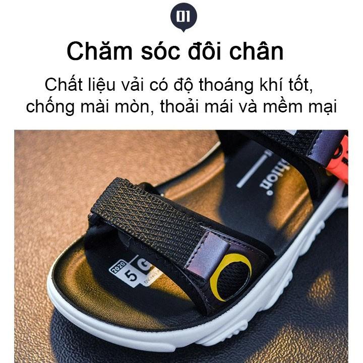 Giày sandal thiết kế đế mềm kiểu Hàn Quốc cho các bé trai