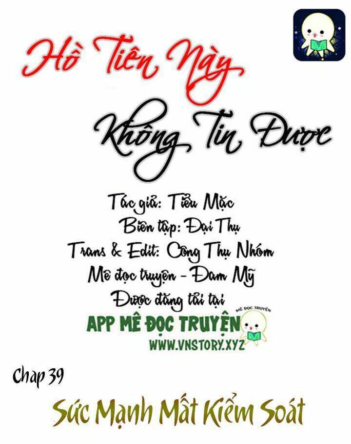 hồ tiên này không tin được chapter 39 2