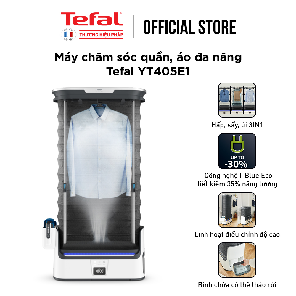 Máy chăm sóc quần, áo đa năng Tefal YT405E1 - Hàng chính hãng