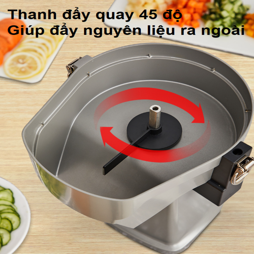 Máy thái rau củ quả đa năng, thái lát, thái sợi, thái hạt lựu Thương hiệu Mỹ cao cấp Septree GJ817, 850W - Hàng Nhập Khẩu (Bảo Hành 12 Tháng)