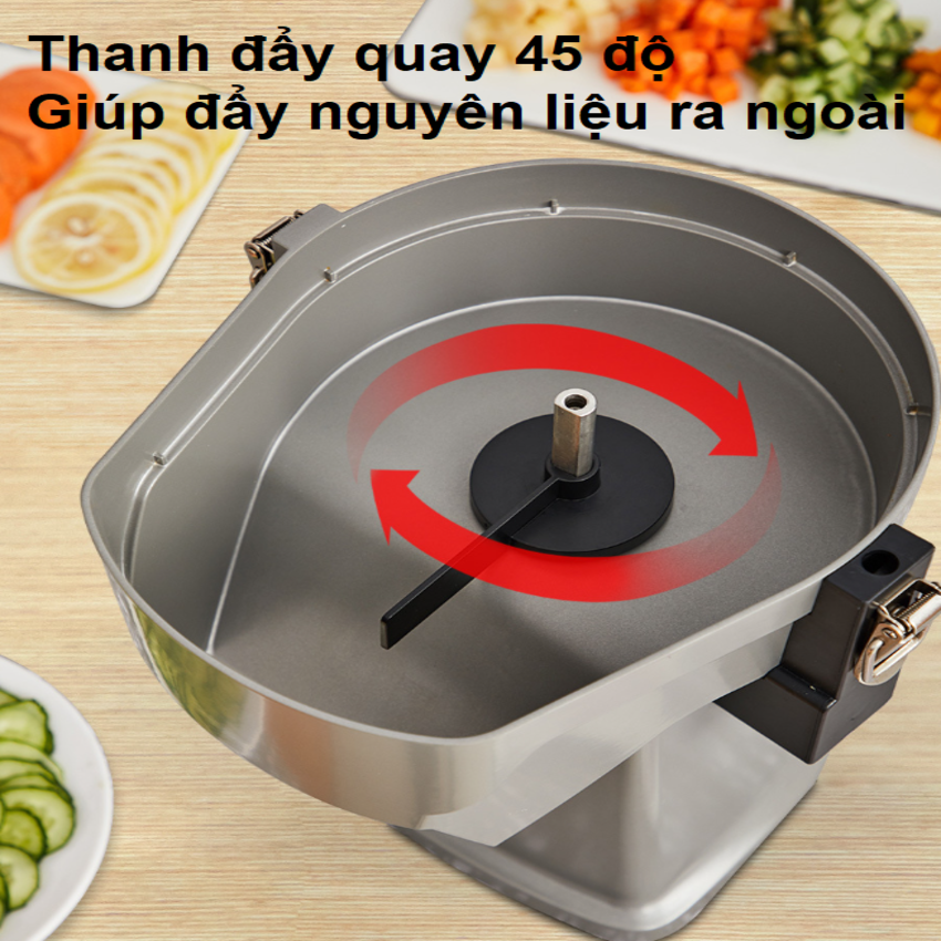 Máy thái rau củ quả đa năng, thái lát, thái sợ, thái hạt lựu. Thương hiệu Mỹ cao cấp Septree - GJ817. Hàng chính hãng