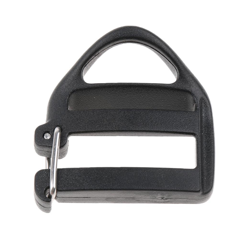 10 Pieces Plastic Belt Buckles for 25mm Straps for Outdoor Backpack Attachment