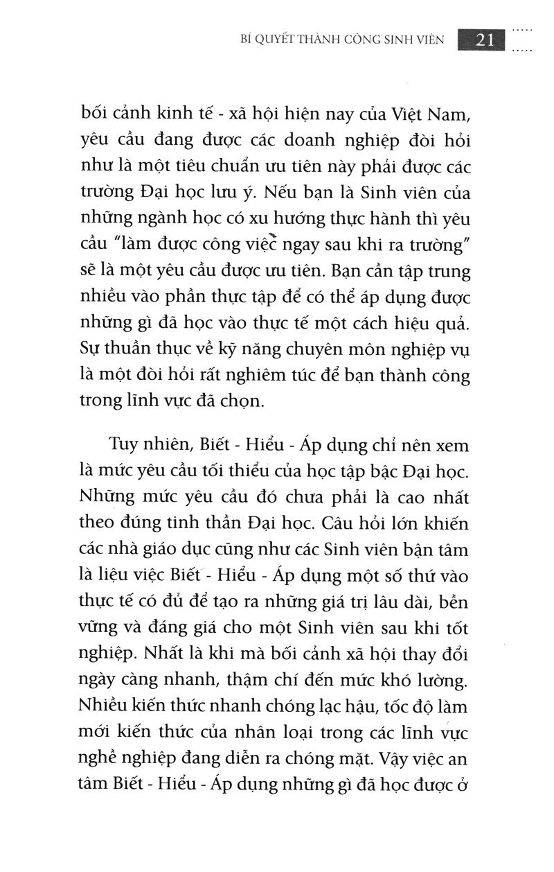 Bí Quyết Thành Công Sinh Viên (Tái Bản)