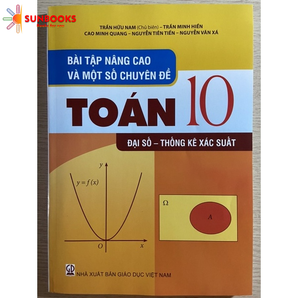 Sách - Combo Bài tập nâng cao và một số chuyên đề Toán 10 (Đại số - thống kê xác suất + hình học)