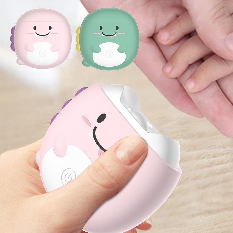 Bộ Dụng Cụ Kéo Cắt Móng Tay Bằng Điện Họa Tiết Hoạt Hình Cho Bé Sơ Sinh