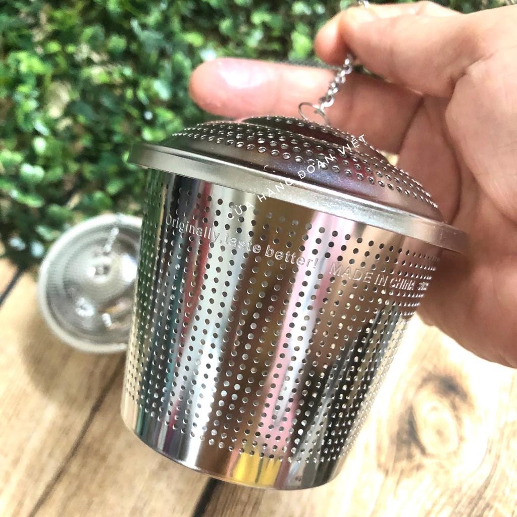 Dụng Cụ Lọc Trà, Lọc Gia Vị Inox 304 Cao Cấp. Dụng cụ lọc các món cganh hầm, súp, lẩu, tránh dư bã gia vị r- Nhiều Size