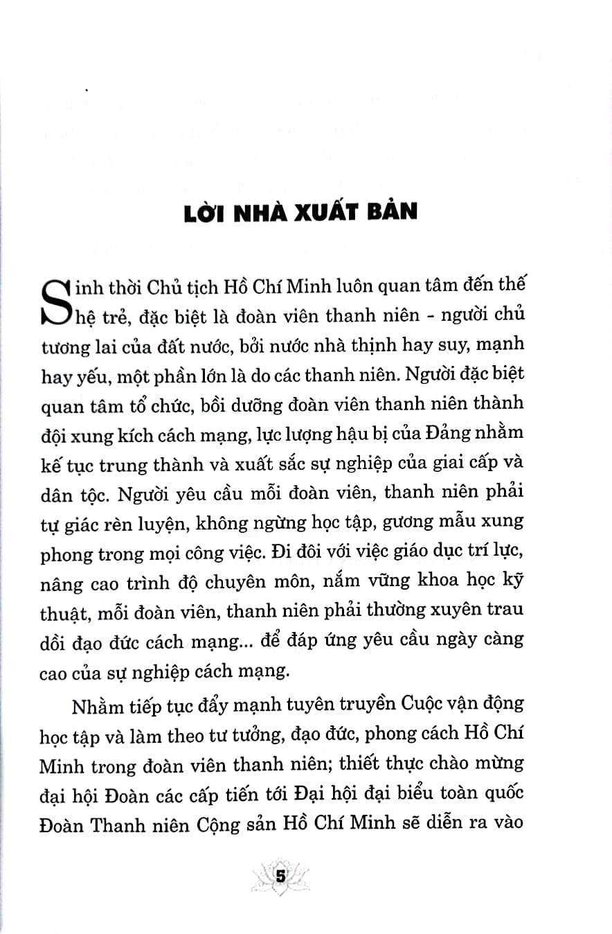 Lời Bác dạy thanh niên