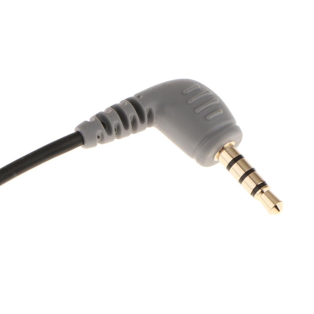 2Pcs 3.5mm Microphone Adapter Cable Converter for iPhone Samsung Android