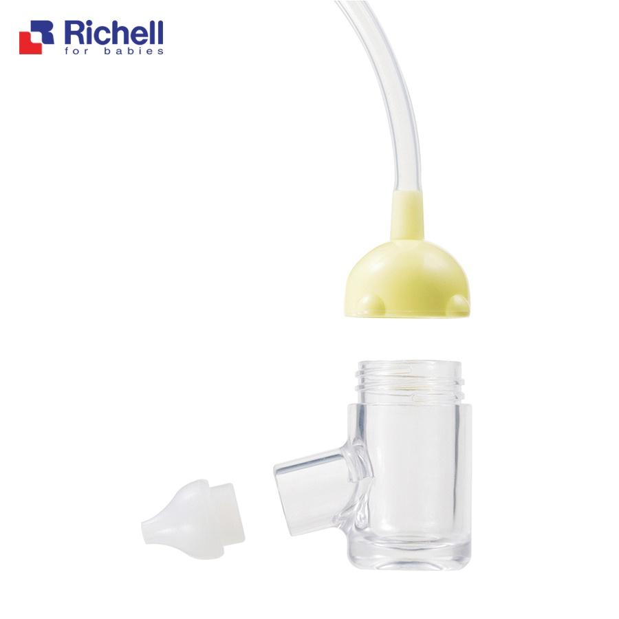 Hút mũi dây cho em bé Richell, dụng cụ hút mũi 1 cách đơn giản, có hộp giữ vệ sinh