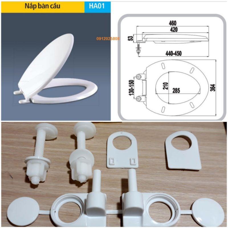 SP02 - Ốc chốt bồn cầu thường Trắng, Biển, Ngọc, Kem