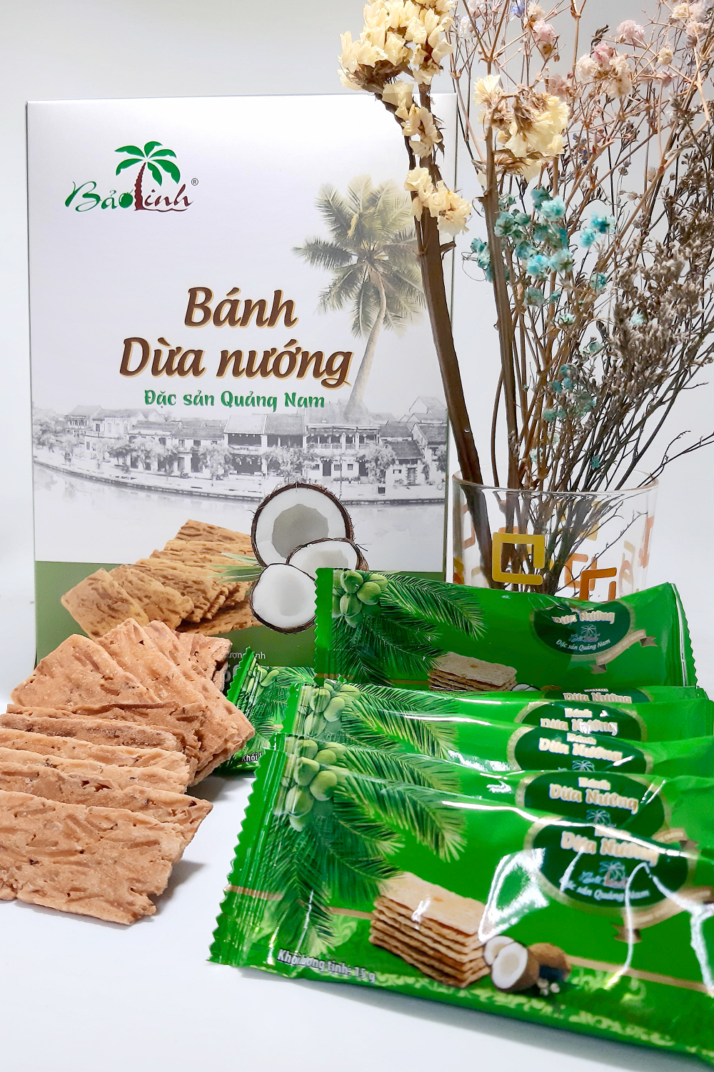 Bánh dừa nướng Bảo Linh - Đặc sản Quảng Nam (hộp đẹp 250g)