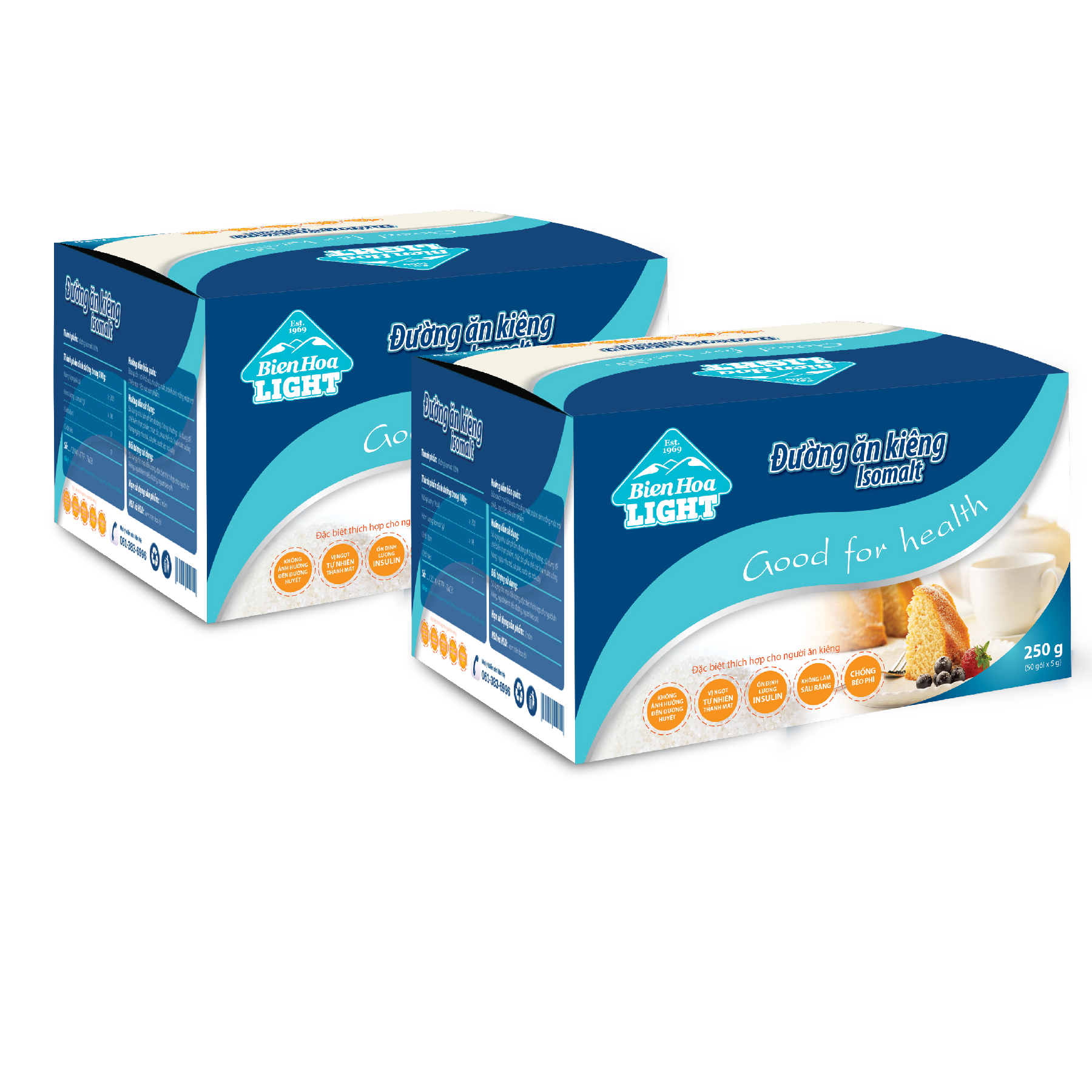 Combo 2 Đường ăn kiêng Isomalt 5g /Hộp