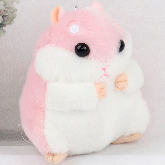 Móc khóa chuột Hamster dễ thương V.3, Móc khóa hình chuột Hamster siêu đáng yêu màu sắc dễ thương - Màu ngẫu nhiên