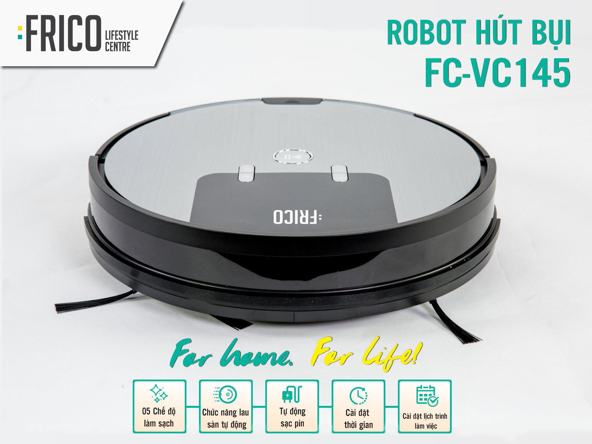 Robot hút bụi Frico FC-VC145 - Hàng nhập khẩu