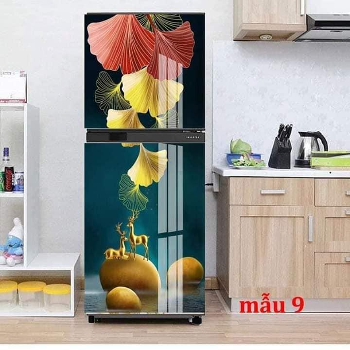 miếng dán tủ lạnh 3D chống thấm