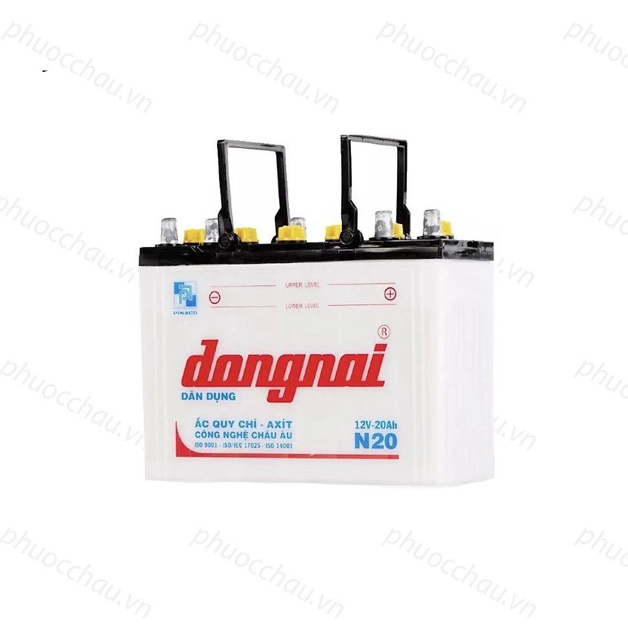 Bình Ắc Quy 12V-20Ah, Ắc Quy Thắp Sáng Dongnai N20