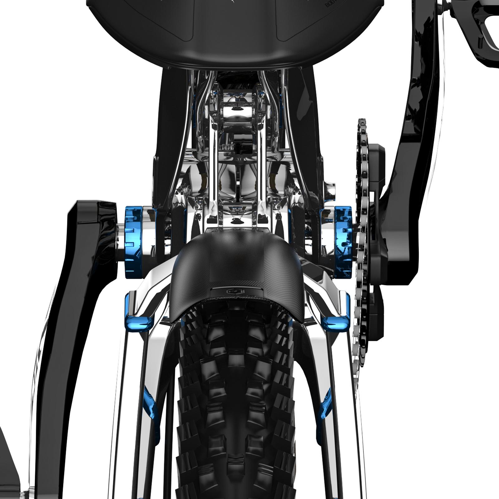 ENLEE 2pcs Mountain Bike Mudguard Front Rear Fender Set MTB Bike Fenders Mountain Bicycle Accessories