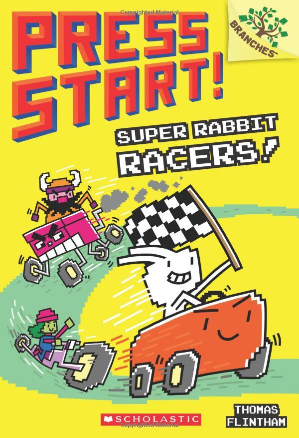 Sách ngoại văn: PRESS START! #3: SUPER RABBIT RACERS!