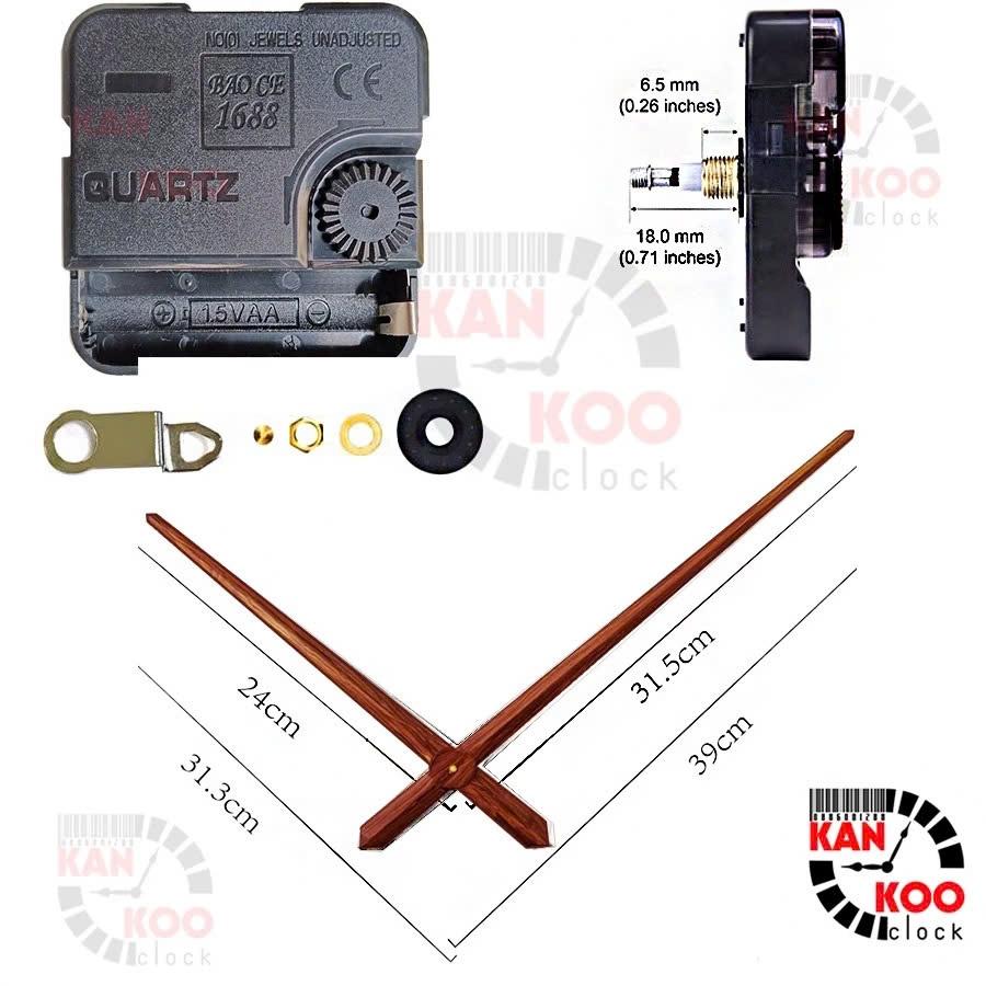 Máy &amp; Kim Đồng Hồ Treo Tường Cỡ Lớn 1M – 1.2M | Bảo Hành 24 Tháng | Phụ Kiện Đầy Đủ