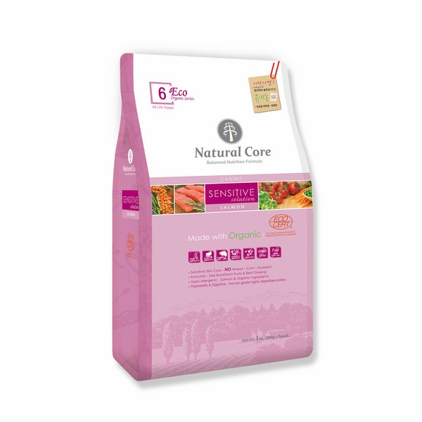 Thức Ăn Cho Chó Nhạy Cảm Natural Core Sensitive (Cá Hồi) ECO6 2.4kg