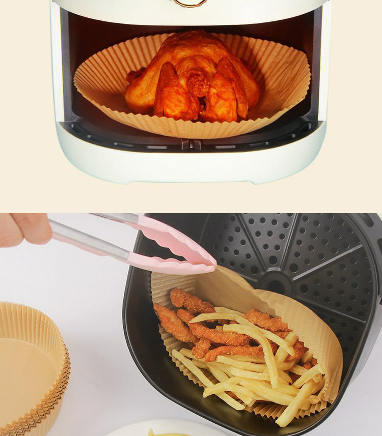 Giấy Nến Vàng Lót Nồi Chiên Không Dầu Sạch Sẽ Tiện Dụng An Toàn Cho Sức Khỏe - 1 set 50 Tờ Chính Hãng