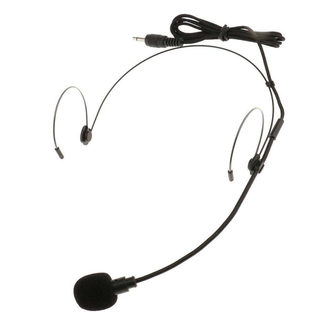 17X Mono Double Ear Hook Vacuum Tube Megaphones Microphone 3.5mm Straight Angle