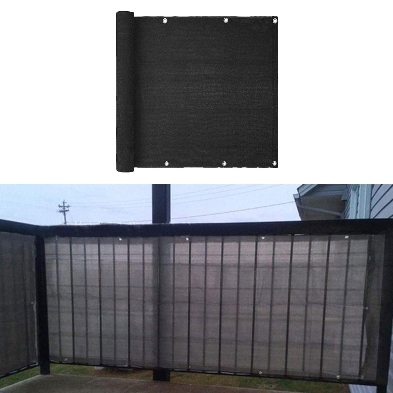 Commercial Fence Privacy Screen Windproof Cooling for Balcony Patio Pool