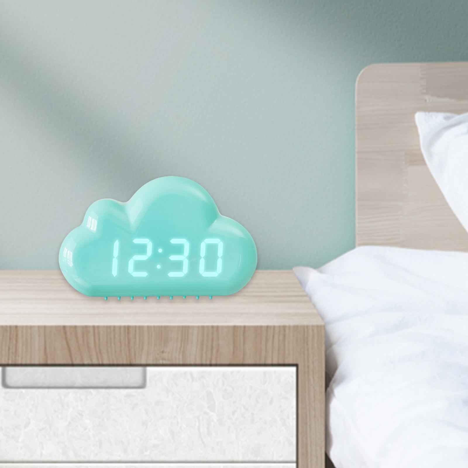 Digital Clock Sound Control Snooze Time Date Temperature Display