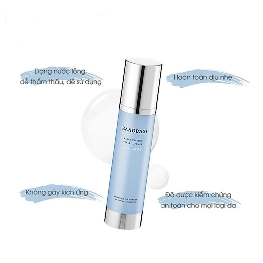 Nước thần làm mềm da trẻ hóa REJUVENATING VITAL SOFTNER 120ml - Tăng khả năng đàn hồi, giúp da luôn săn chắc, căng bóng