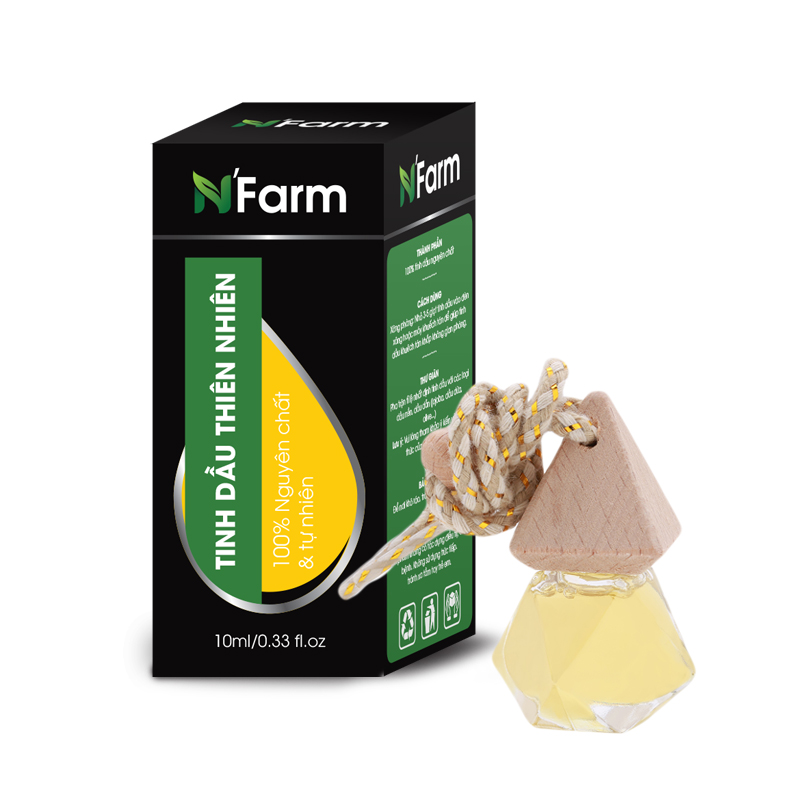 Tinh Dầu Ngọc Lan Tây Treo Xe Hơi, Tủ Áo N'Farm / Tinh Dầu Thiên Nhiên Nguyên Chất.