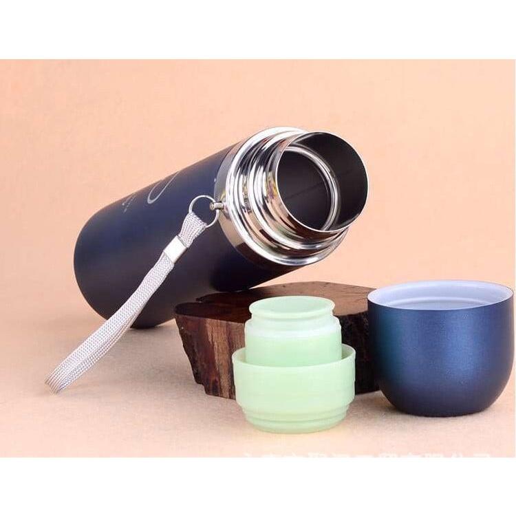 Bình Đựng Nước Giữ Nhiệt Nóng Lạnh Cao Cấp 2 Lớp Mug Mouse Độ Bền Cao, Thiết Kế Nắp Chống Tràn An Toàn 500ml