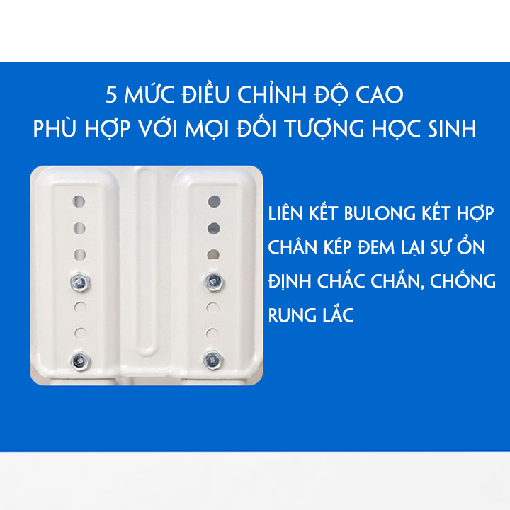 Bộ bàn ghế học sinh tăng giảm chiều cao, bàn ghế học sinh chống gù chống cận