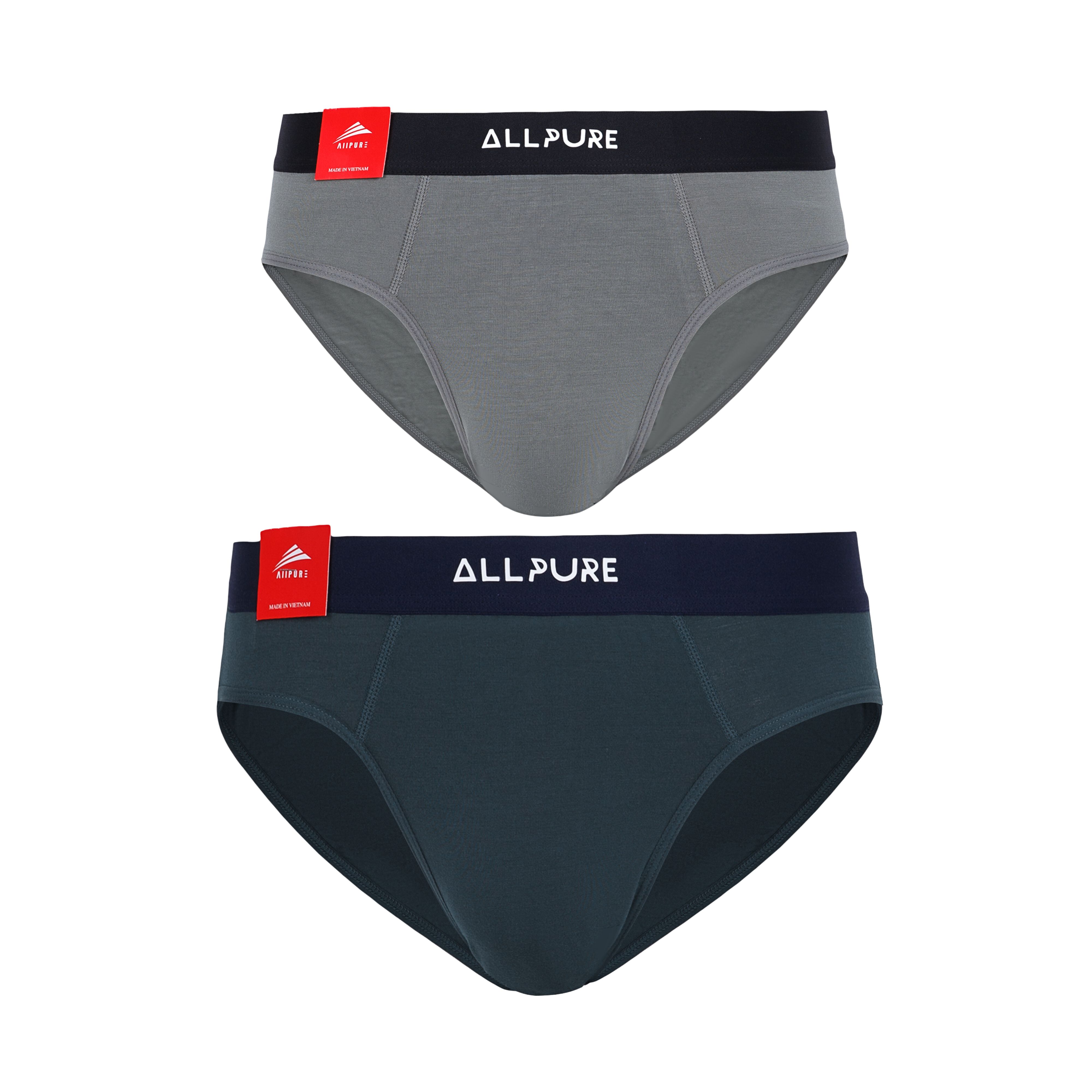 Combo 4 quần lót brief nam màu tùy chọn ALLPUR vải sợi tre khử mùi kháng khuẩn mặc siêu mát