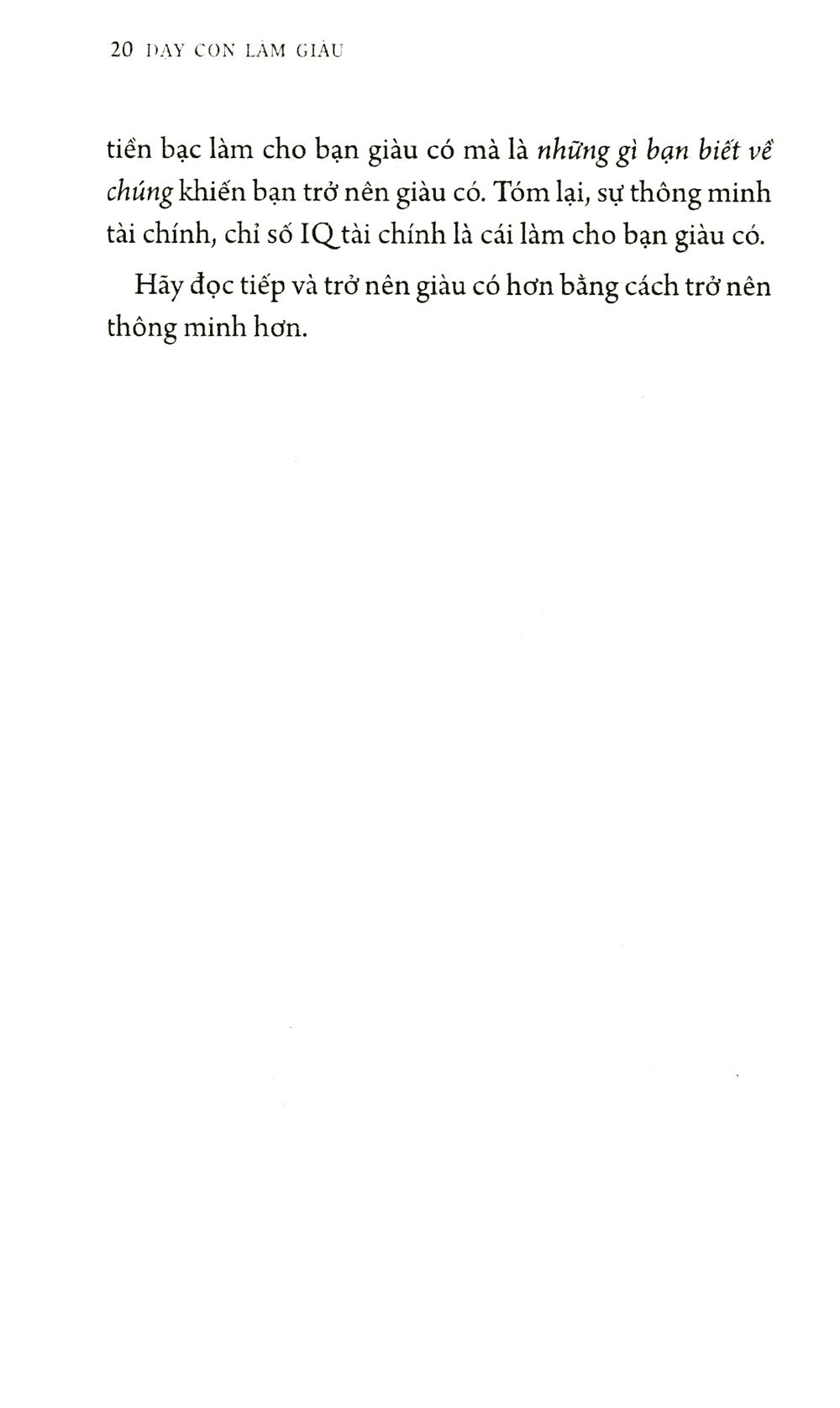 Sách Dạy Con Làm Giàu (Tập 13) - Nâng Cao Chỉ Số IQ Tài Chính (Tái Bản)