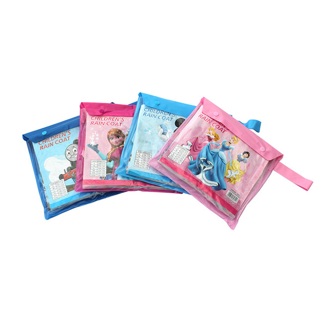 Áo mưa trẻ em hoạt hình Elsa &amp; Peppa đáng yêu cho bé 4-10 tuổi – AM004