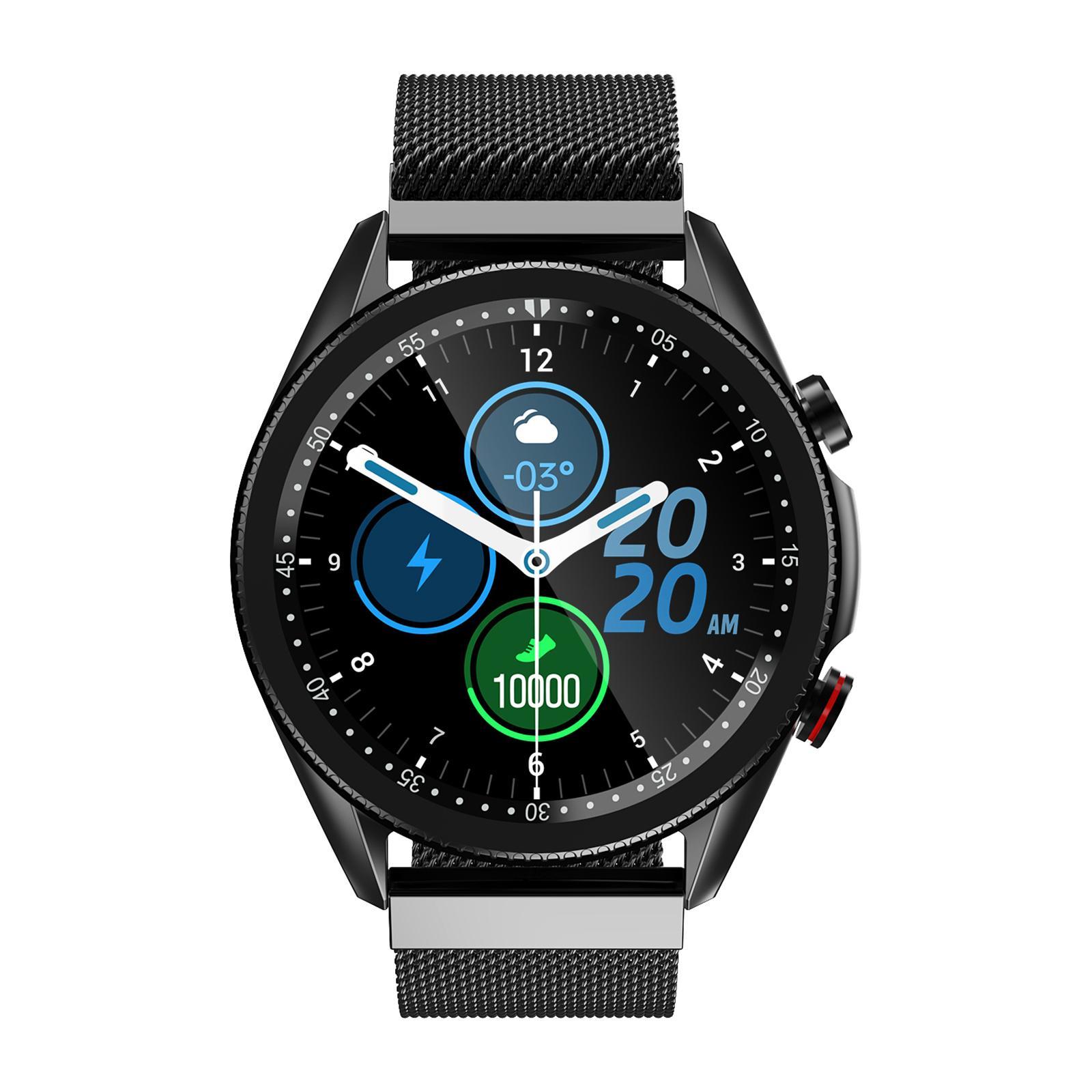 M98 Fashion Sports Men Smart Watch Waterproof Bluetooth Black 01