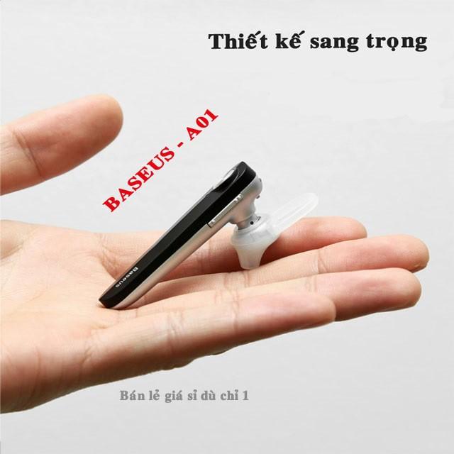 Tai nghe bluetooth Baseus A01 chính hãng Kết nối đồng thời với hai thiết bị.