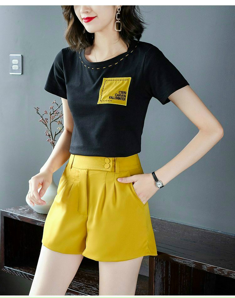 SET BỘ QUẦN SHORT ÁO THUN PHỐI MÀU CAO CẤP - K131