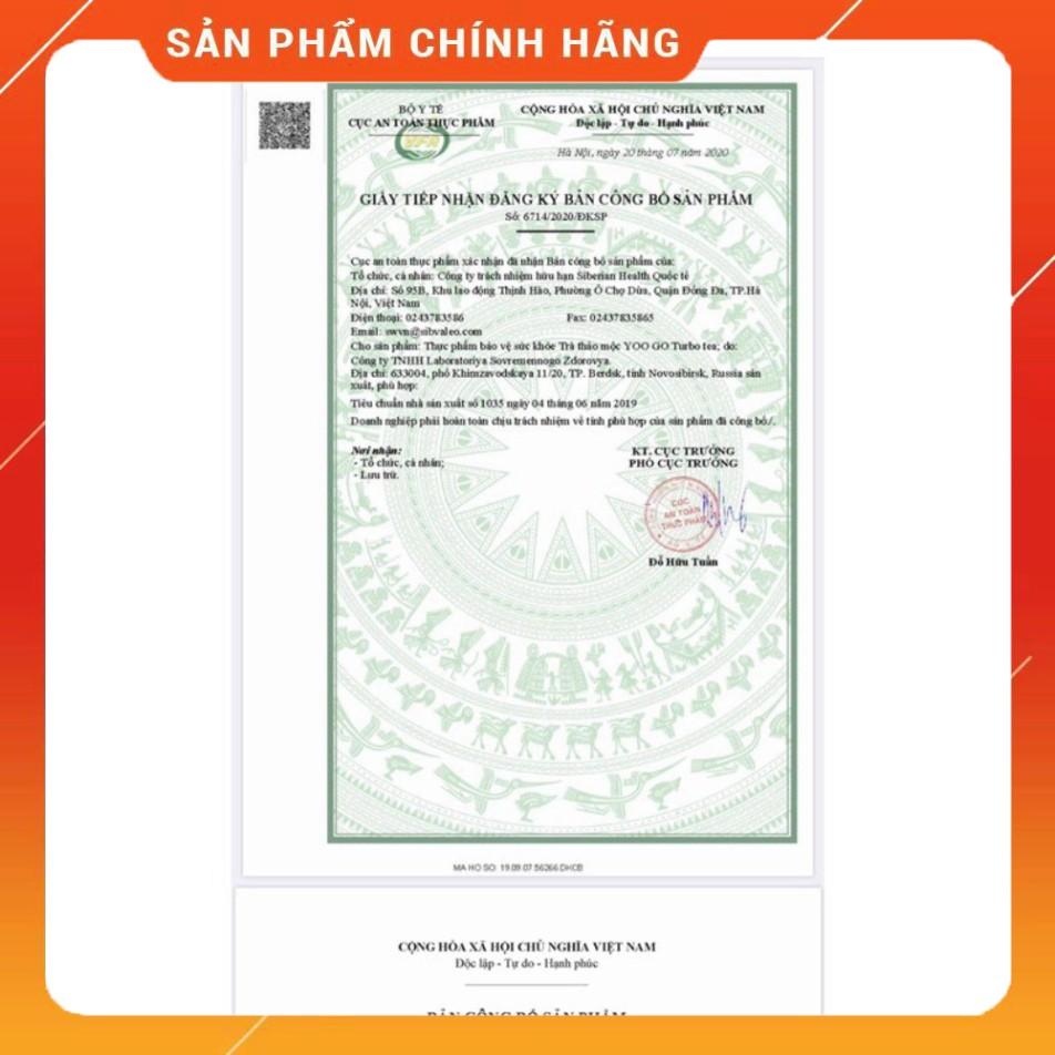Trà thảo mộc YooGo TurboTea - Hỗ trợ tiêu hóa và giúp nhuận tràng.