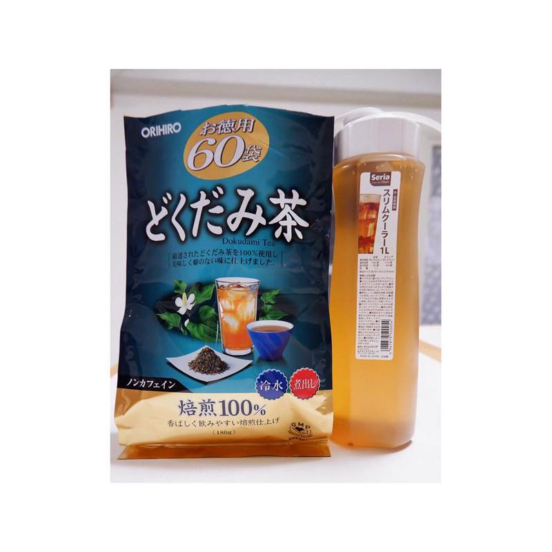 Trà diếp cá Orihiro 180g ( 60 gói ) giúp thanh lọc cơ thể - hàng nội địa Nhật Bản