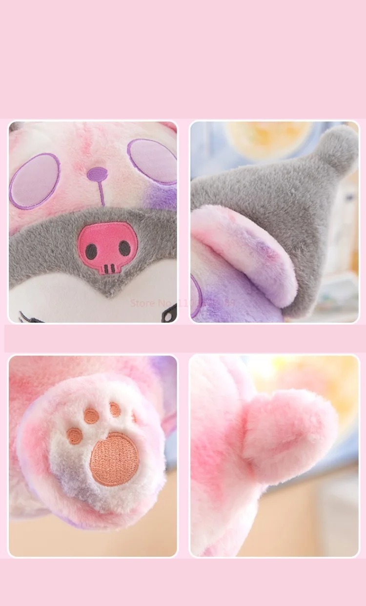 Thú nhồi bông Kuromi - Melody - Cinnamoroll họa tiết loang đáng yêu - Size 35cm đến 90cm - Quà tặng gấu bông mềm mịn cho bé