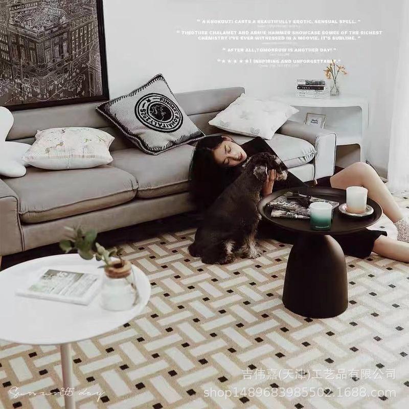 Thảm Trải Sàn Toàn Diện Phong Cách Bắc Âu Retro Đẹp Mắt