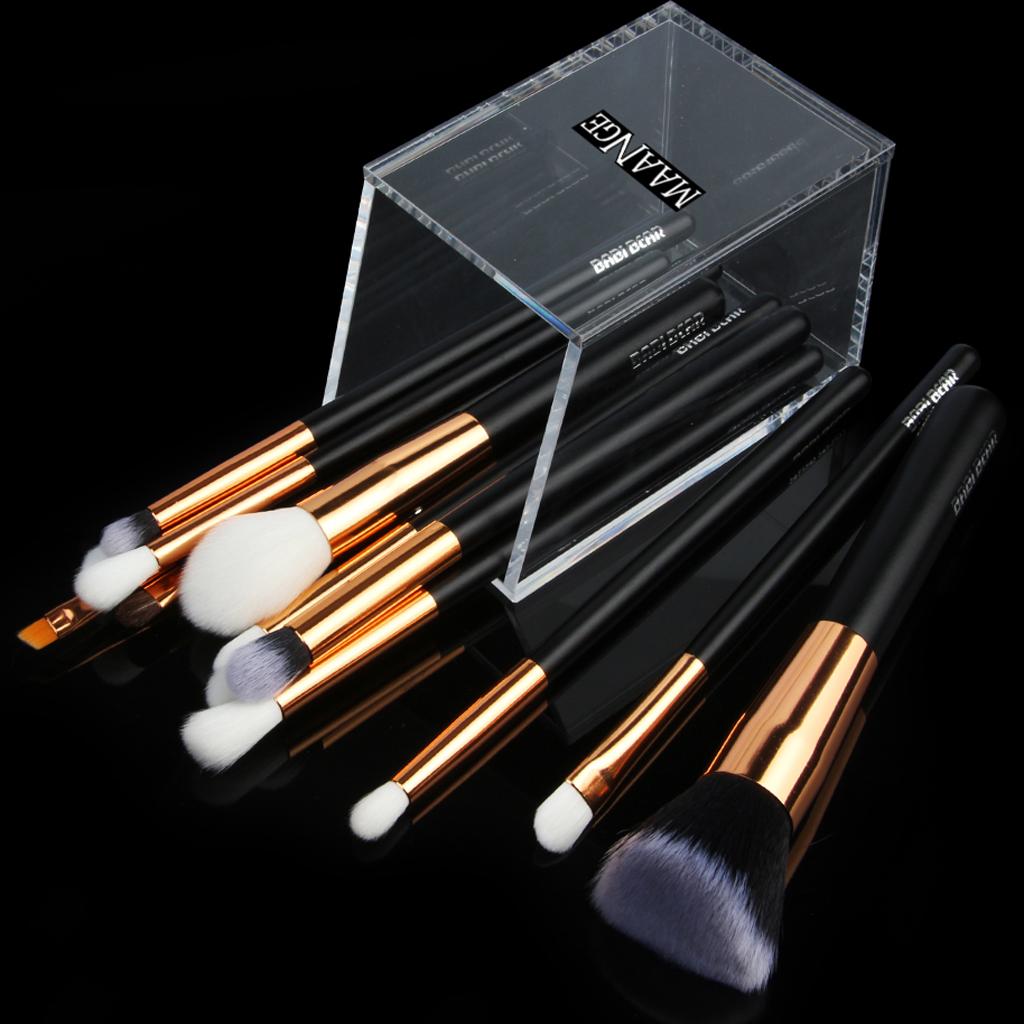 Cosmetic Case Makeup Brush Pen Holder Acrylic Empty Storage Box Organizer