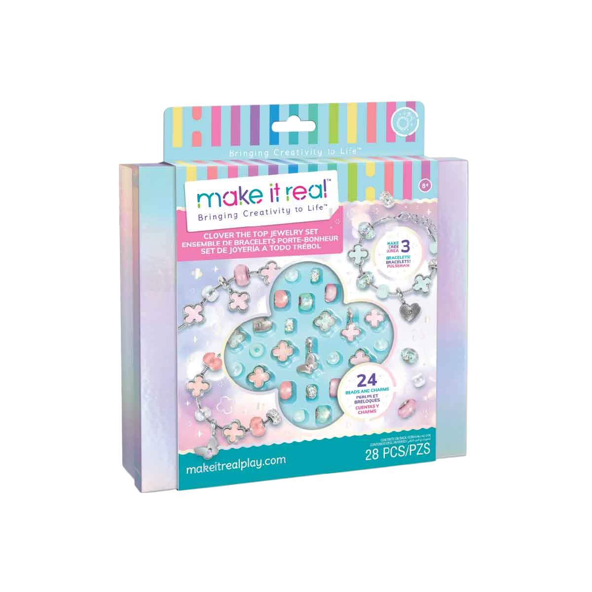 Bộ Làm Vòng Tay Cỏ Bốn Lá May Mắn - Make It Real 1734MIR