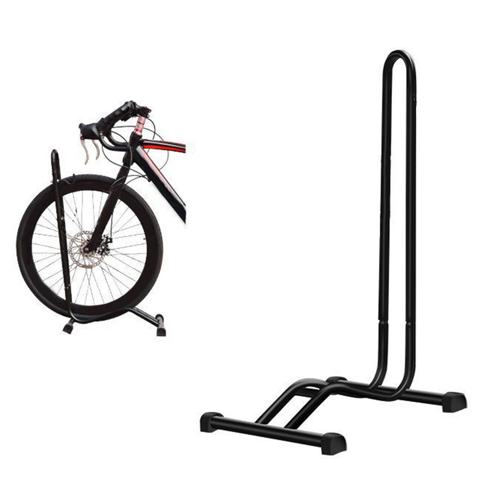 Bike Floor Stand for Bike Repair Indoor Outdoor Streets Parking Rack