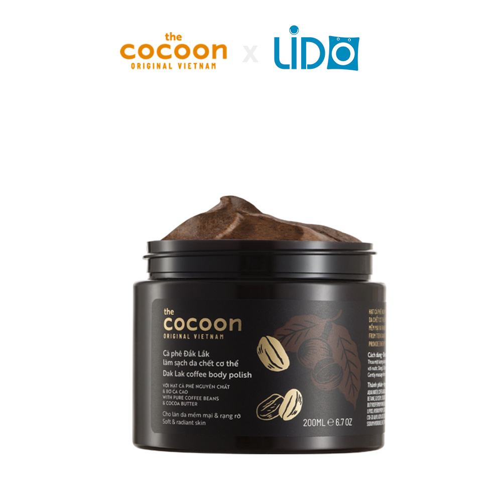 Tẩy Da Chết Cà phê Đăk Lăk Cocoon 200ml