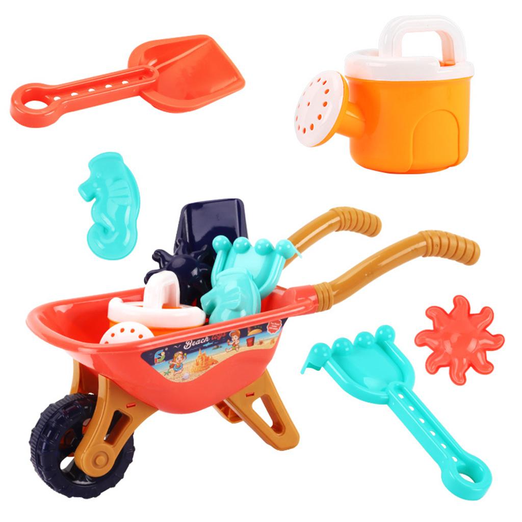 1 Set Beach Sand Toys Shovels Rakes Outdoor Tools Kit for Kids Toddlers Boys and Girls Reusable